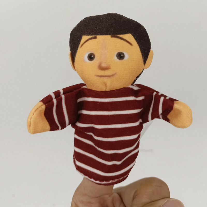 Nuevos productos transfronterizos muñecas de dedos para bebés tranquilizadores muñecas de dedos para niños cuentos de infantes Educación temprana