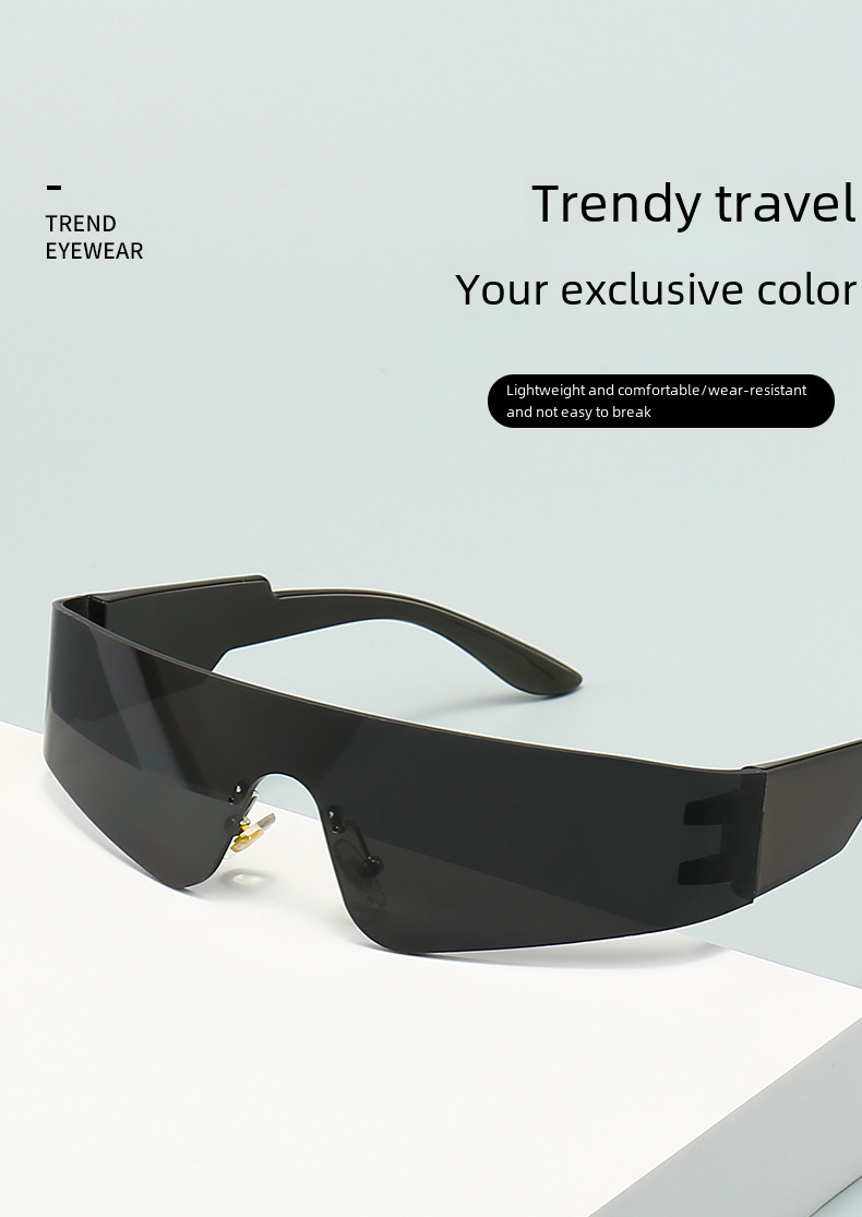 All-in-One-Paar Y2K Street Shot konkav geformte Sonnenbrille Großhandel Ins Net Red Treasure Butterfly Home mit Sonnenbrille Männer_voghion.com