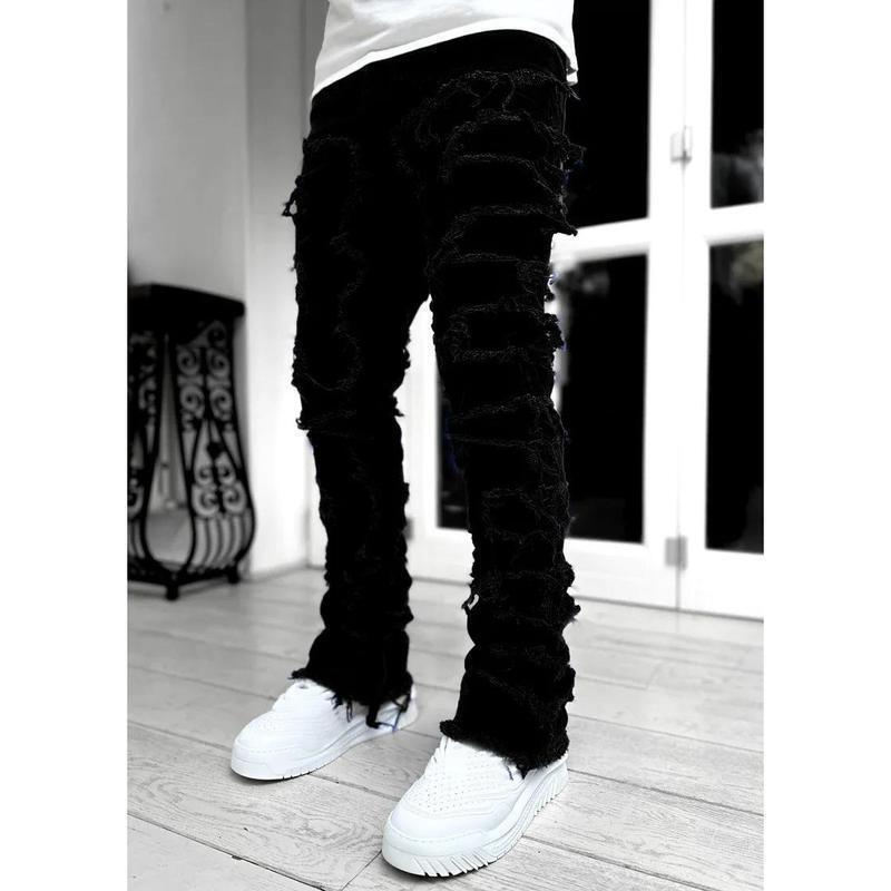Stretchy Vintage Be Stacked Jeans For Men Premium Raw|undefined