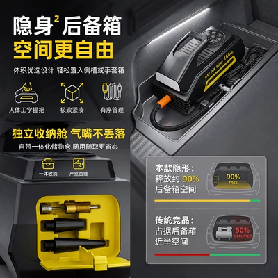 Electric Inflator Portable Dual-Cylinder Tire – Hava nasosu