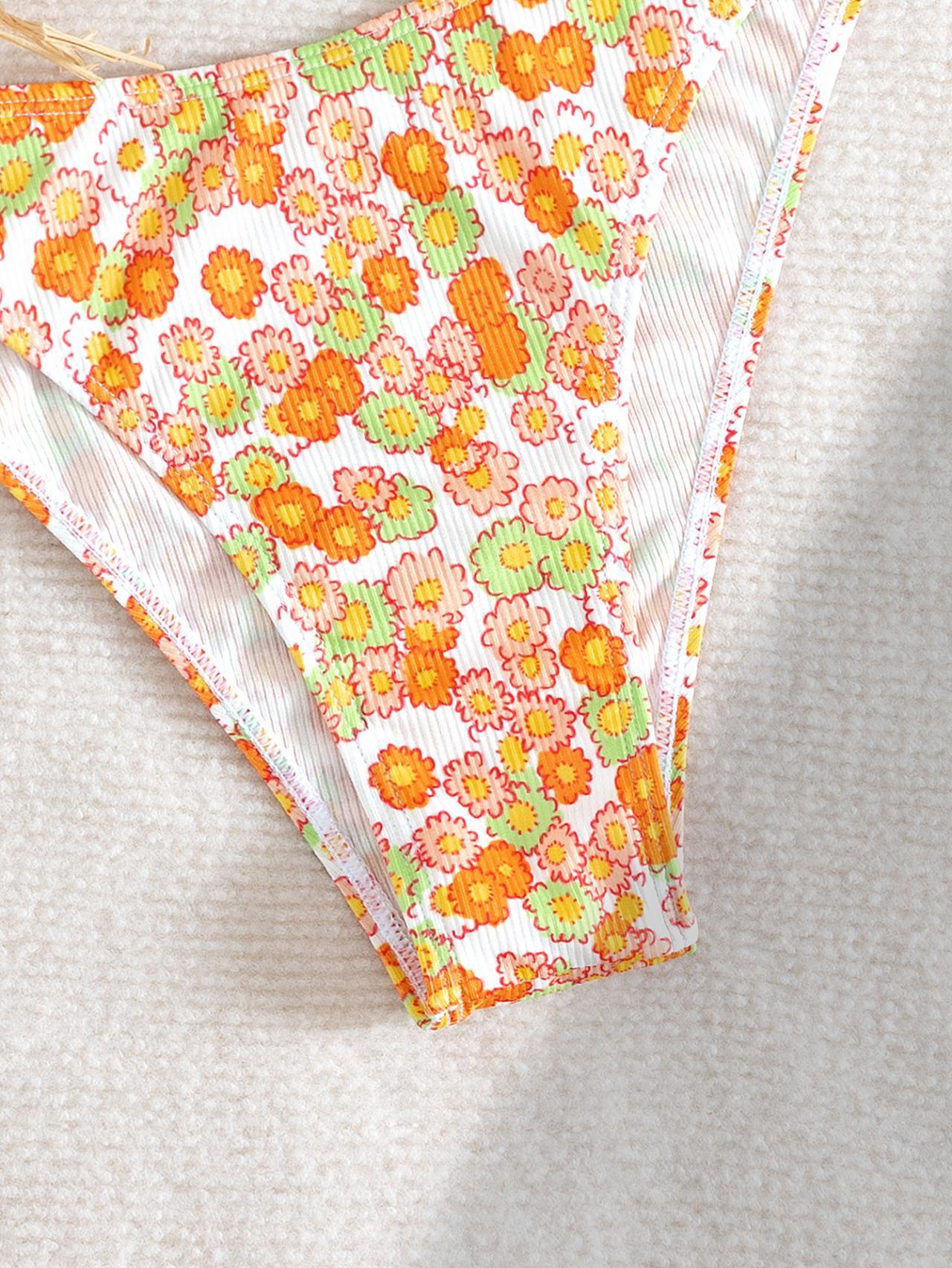 Dam bikini set blommig bikini för strand och sommarstil_voghion.com