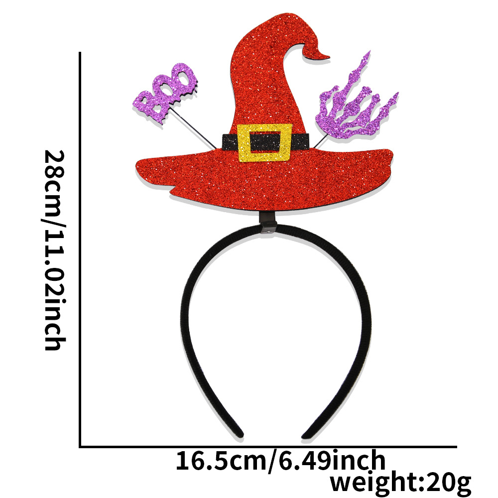 Sombrero de bruja roja Boo