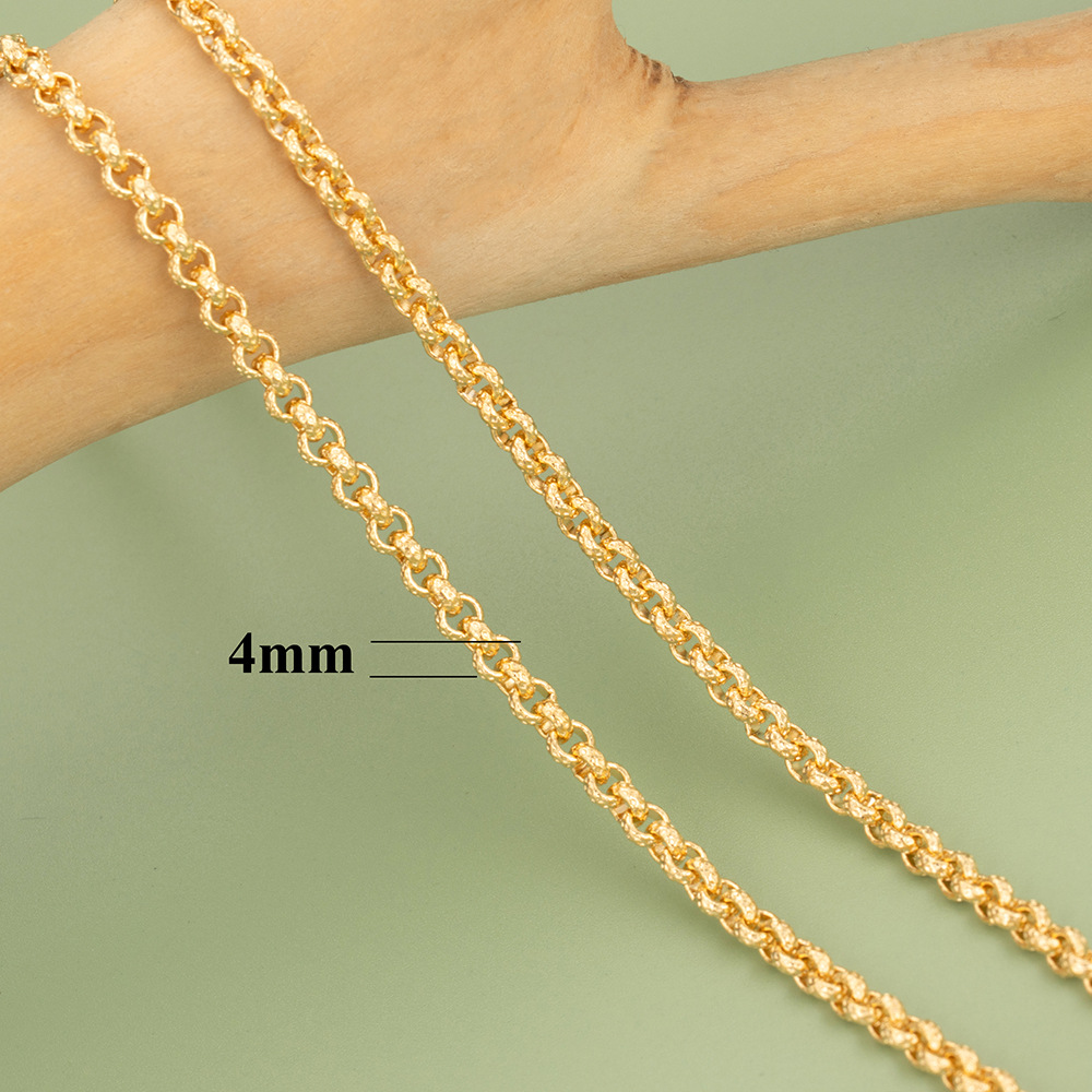 33g Weight 1 Piece Copper Cable Chain Chain Chain Simple Style Geometric