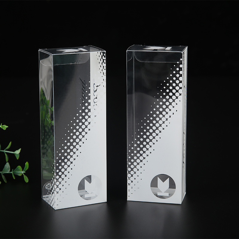 PVC transparent box frosted box PP plastic packing box PET rectangular toothbrush earplugs box storage box printing logo