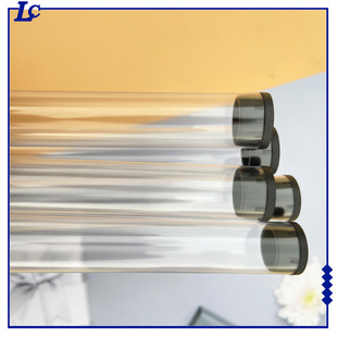 Factory Direct Sales Pc High Transparent Toothbrush Packaging Tube Gift Round Packaging Tube Pc Plastic Tube with Lid Wholesale Tube