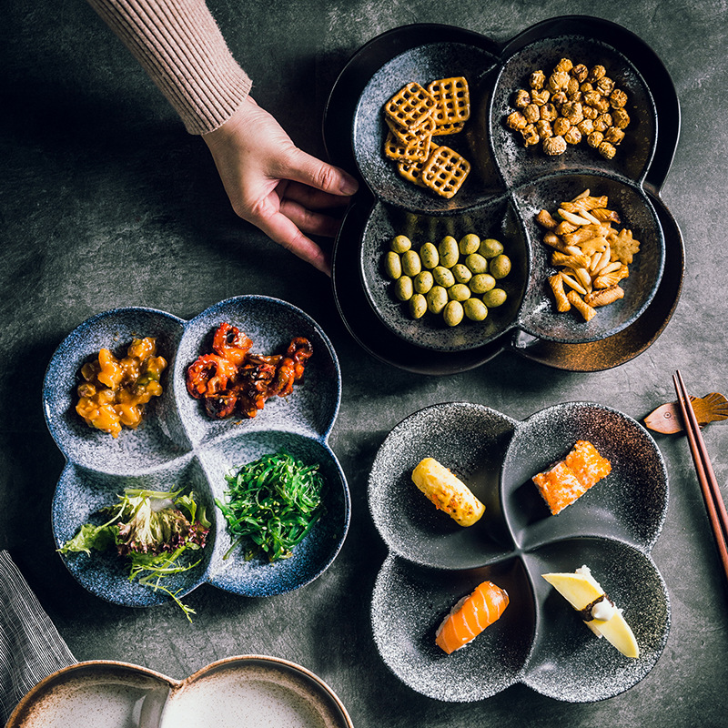 Japanese ceramic dinner plate