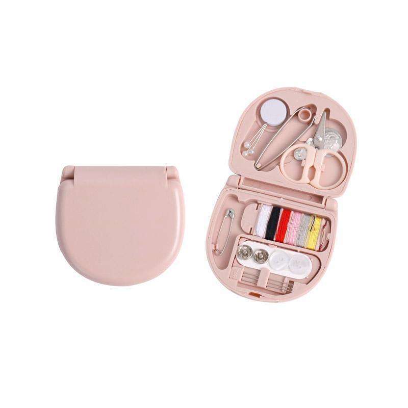 INS 스타일 귀여운 실용적인 작은 간단한 나가는 미니 휴대용 학생 기숙사 수제 바늘 키트 바늘 상자