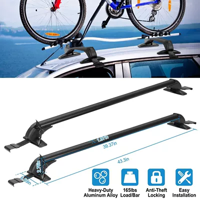 Roof rack Black Aluminum
