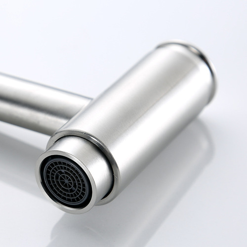 Amazon foreign trade model 304 stainless steel kitchen single cold faucet wash basin sink wash basin single faucet