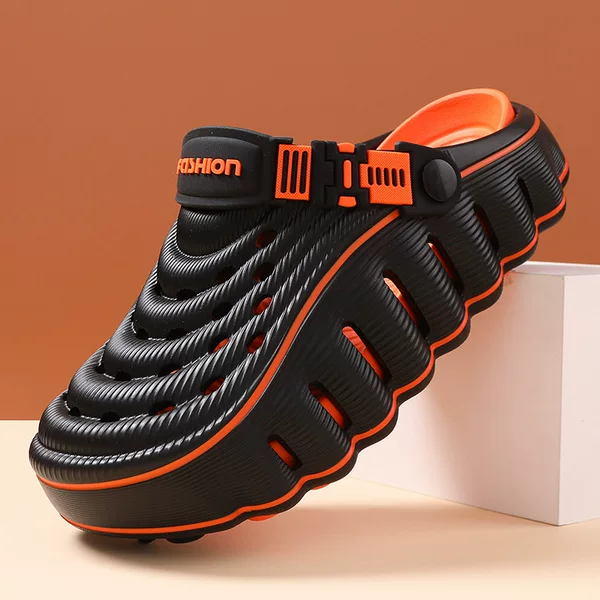 Croc Shoes Garden Shoes Summer New Style High-Quality Closed-Toe Croc Shoes for Couples Outdoor Beach Slippers Cross-Border Sandals