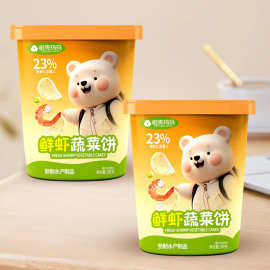 树壳玛玛鲜虾蔬菜饼午餐肉鲜虾蔬菜鳕鱼饼蔬菜饼即食解馋零食