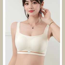 9915#工厂新品尾货文胸固定乳胶杯套头透气美背内衣包邮批发