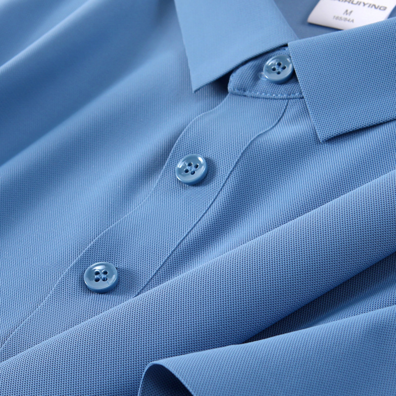 Camisetas POLO de alta gama sin costuras, absorbentes del sudor y transpirables, con LOGO impreso personalizado, ropa de trabajo para oficina corporativa, ropa de trabajo hecha a medida