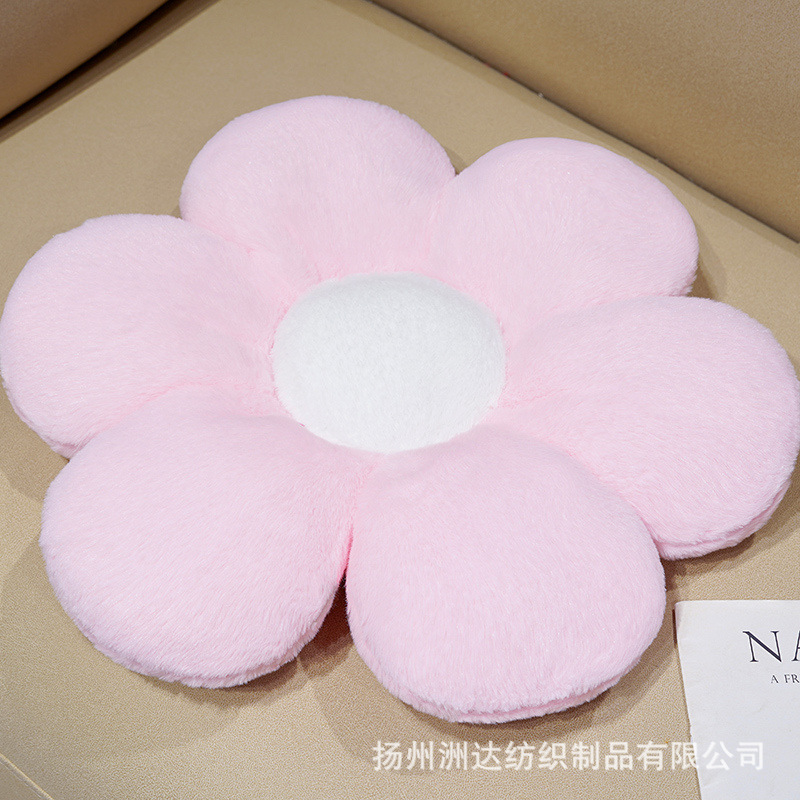 Cojín de Flor para Sofá de Algodón PP para Sala de Estar y Cama