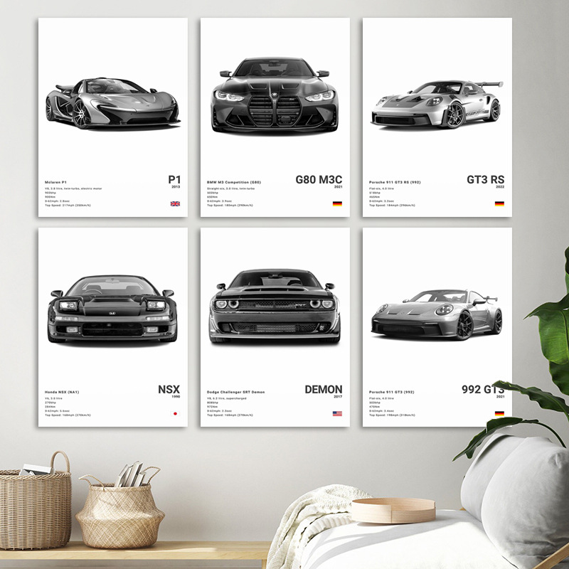 Home Porsche Poster Decoration Painting 2