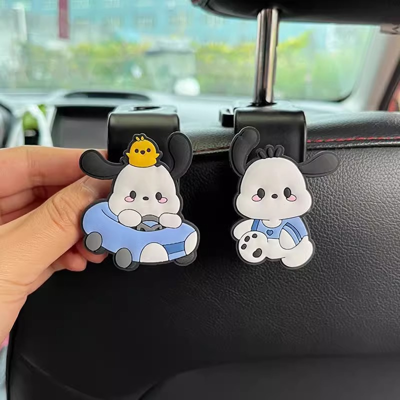 Asiento de automóvil espalda gancho lindo perro Pachia para la cola trasera del automóvil gancho red multifuncional suministros