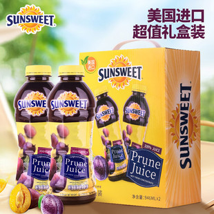 SUNSWEET�չ� ����ԭ�b�M����÷֭��؛�Y�� 946ml*2 �ЋD�ɺ�100%