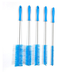 Food safety storage tank rigid bristle pipe inner wall brush food grade color-coded cleaning supplies, specialized cleaning brush for food factories