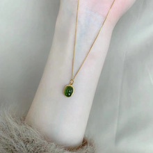 小红书新款仿和田玉貔貅项链轻奢时尚潮流百搭锁骨链高级小众饰品