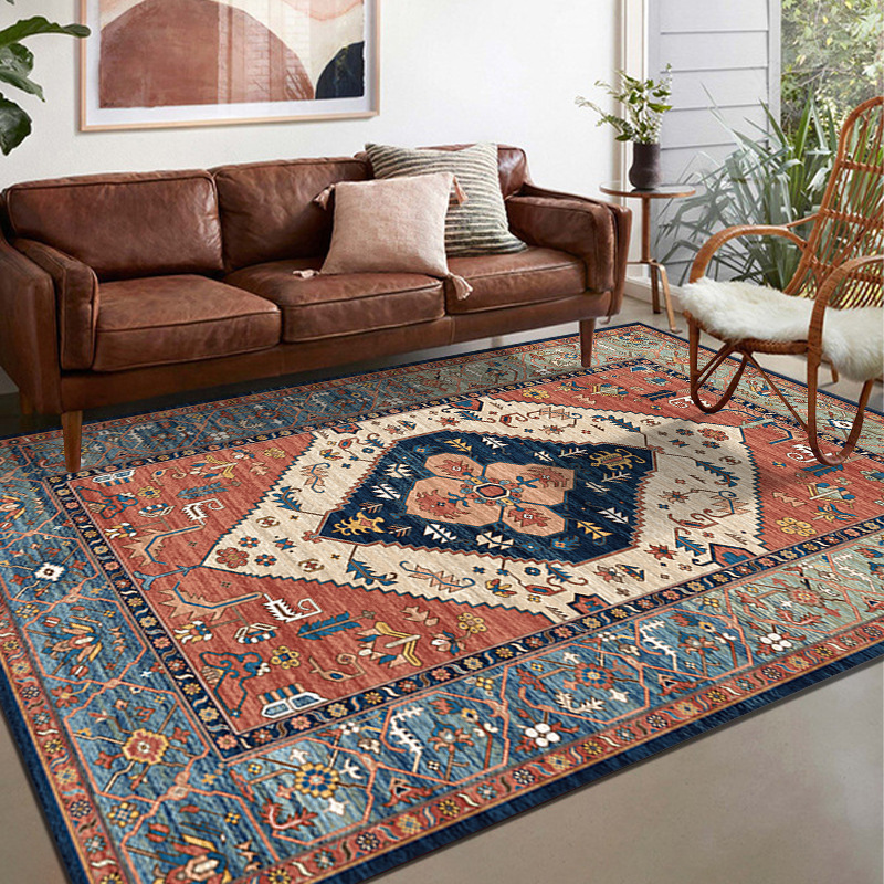 Cross-Border Carpet Living Room Amazon Foldable Machine Washable Imitation Cashmere Carpet Bedroom Floor Mat Large Area Wholesale