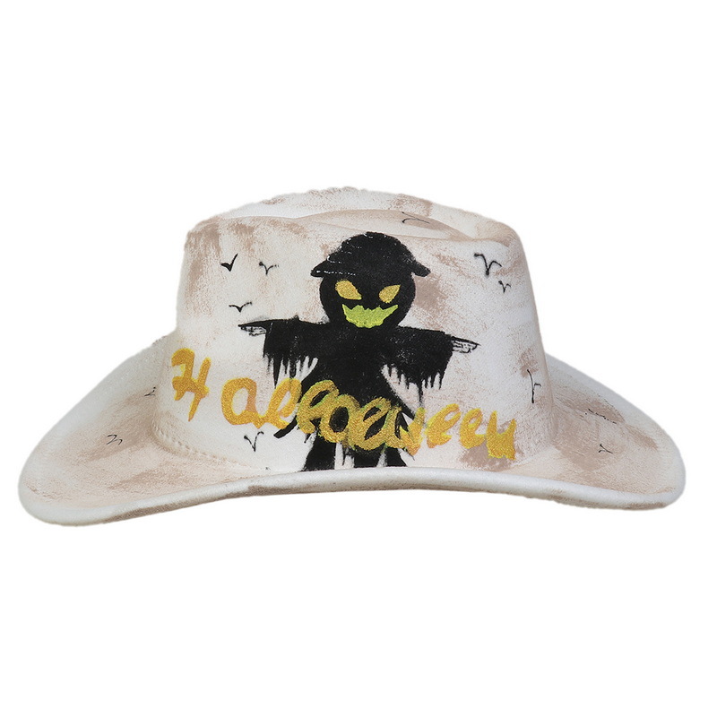 Halloween Party Bunte Ball Leistung Hut Geist Festival Requisiten Cowboy Schneemann Muster_voghion.com