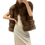 Демисезонная модная куртка, жилет, изысканный стиль, по фигуре, увеличенная толщина