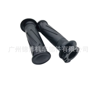 Tianjian Original Grip, Motorcycle Handle Cover - tianjian-black-non-through-hole-complete-set