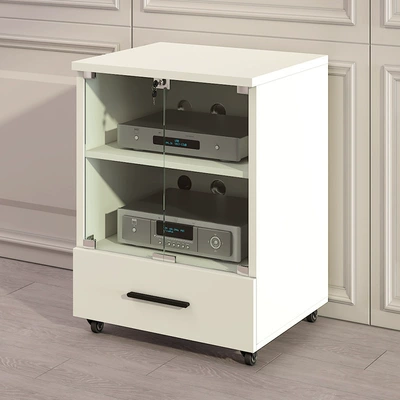 Standard Version Amplifier Cabinet, Electric car big tripod - cream-colored-two-layer-solid-wood-ecological-board