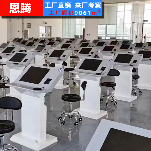 防窥膜无盘启动驾校考试一体机科目一科目四驾校考试桌无纸化K17