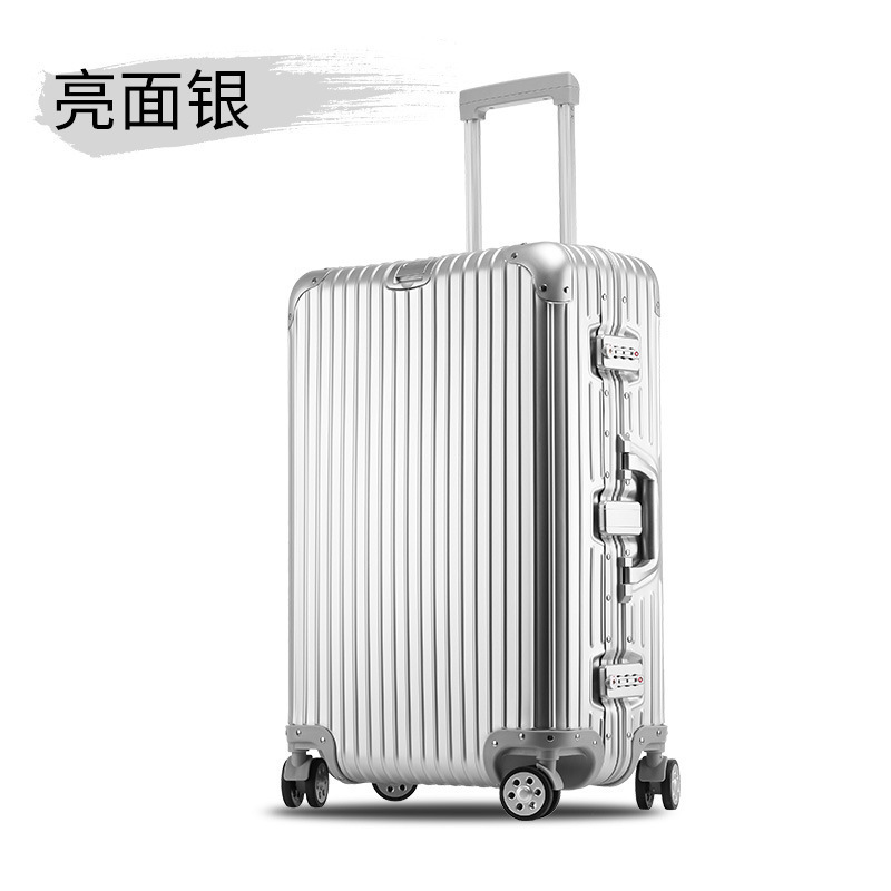 アルミマグネシウム合金製ローダーバッグ工場、全金属製トラベルバッグ、アルミフレームバッグ、ユニバーサルホイール付きスーツケース工場供給|undefined