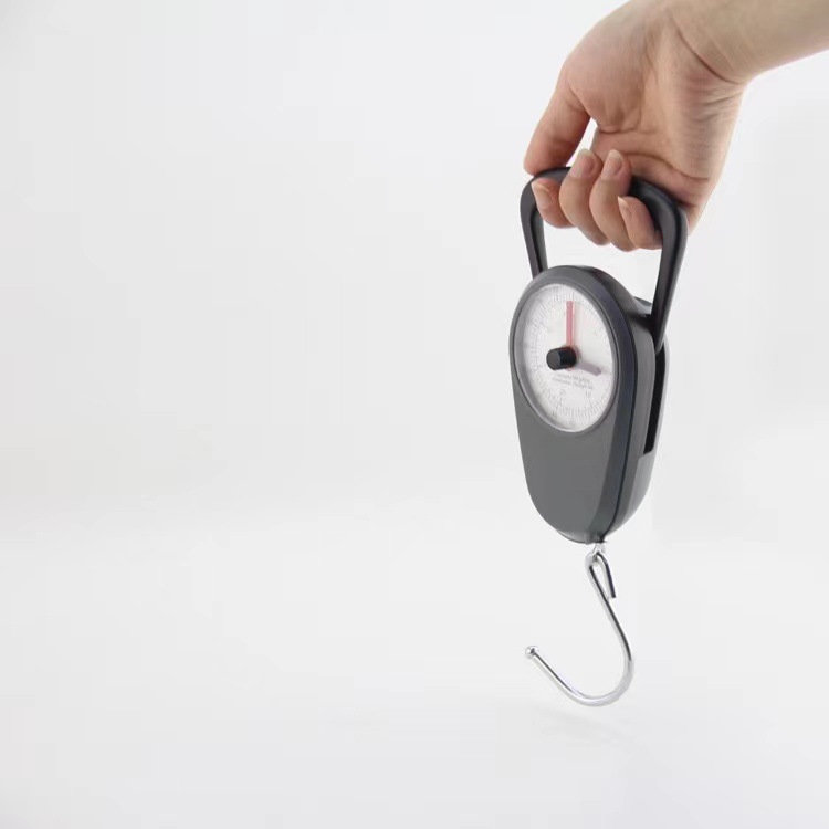 Sınır ötesi Amazon bahar çantası ölçekli çanta seyahat siyah çanta ölçeği 35kg mekanik tartı balıkçı vinç ölçeği