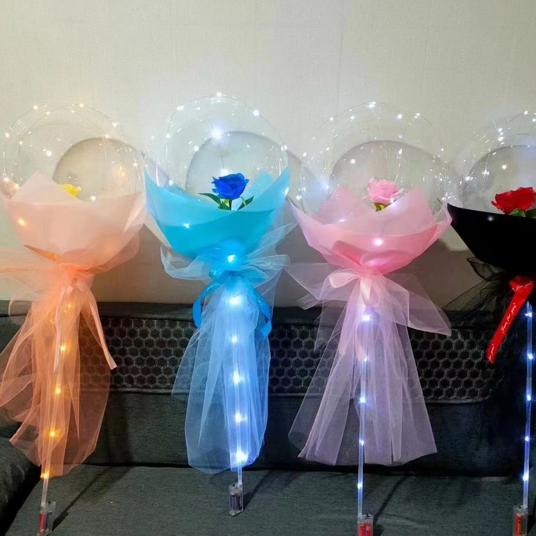 托杆波波灯光球灯串婚庆装饰灯球 夜市商场广场LED彩灯球厂家