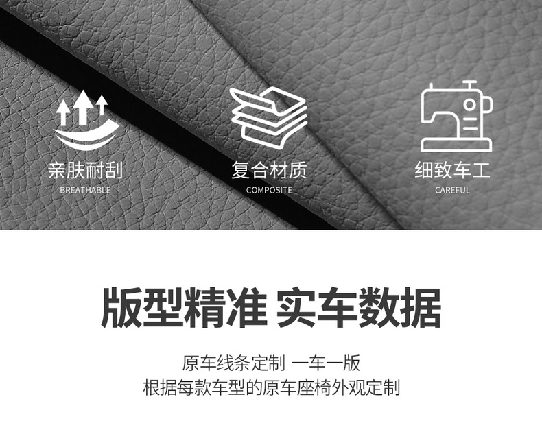 2025 1.5t Premium Changan Uniz Car Seat Cover Fully Surrounded Perforated Leather Car Seat Cushion