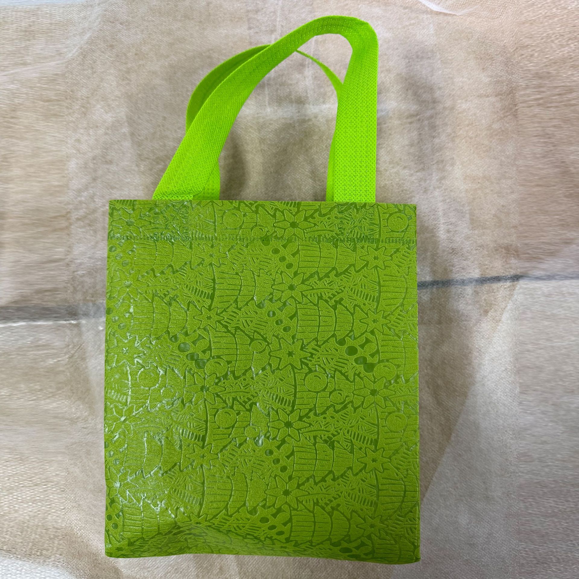 árbol de Navidad verde; Tamaño personalizado; Tela estampada