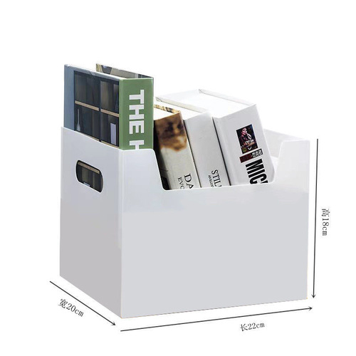 Desktop storage box office storage box student dormitory books stationery food plastic artifact foldable