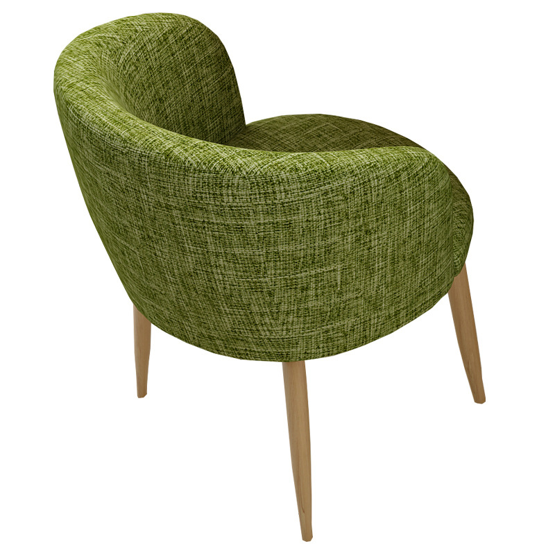 육군 녹색 천 의자