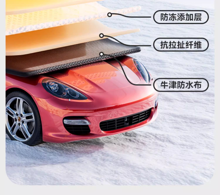 Car Front Windshield Antifreeze Cover, Winter Snow Cover, Frost Protection, Snow Protection, Sunshade, Snow Protection, Windshield, Car Cover