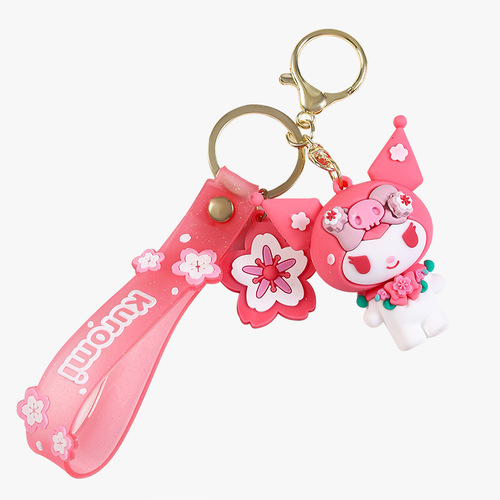 Creative Sanrio Sakura Diary Translucent Hand Strap Jewelry Pendant Exquisite Couple Bag Key Chain Pendant Wholesale