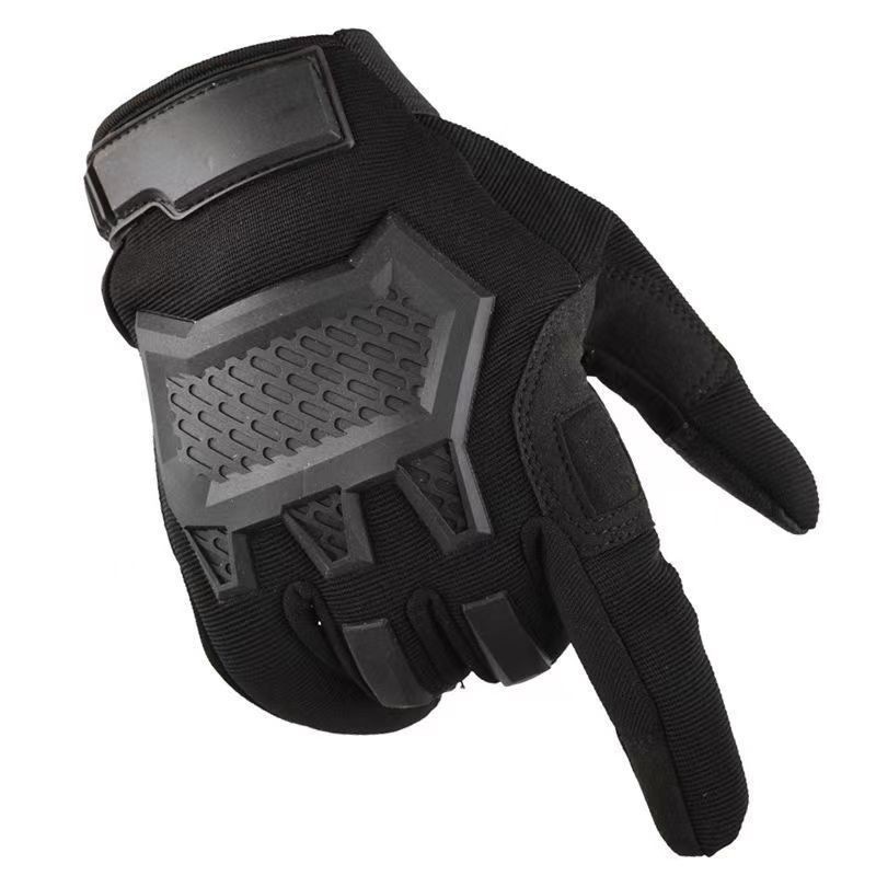 Guantes de dedo completo tácticos transfronterizos pantalla táctil entrenamiento combate antideslizante ciclismo hombres guantes de Deportes de protección al aire libre dedo largo