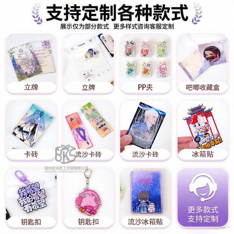 亚克力钥匙扣创意车钥匙立牌冰箱贴卡通公仔明星周边免费设计源头|undefined