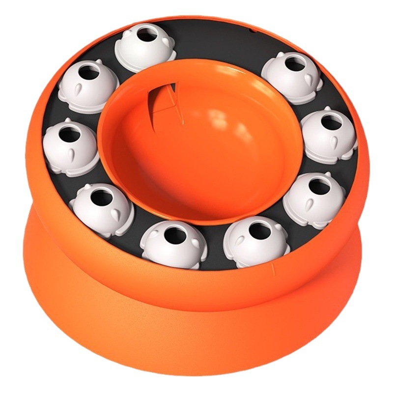 Fábrica de suministros para mascotas empresa al por mayor nueva caliente transfronteriza sabiduría gato juguete Slow Food Cat Bowl