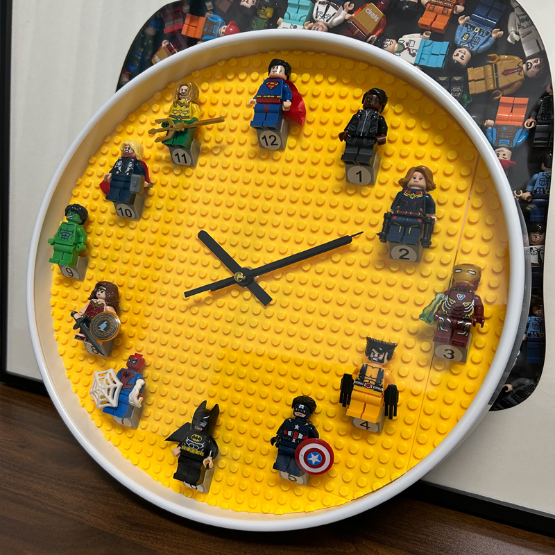 Abs white frame yellow bottom marvel random minifigure