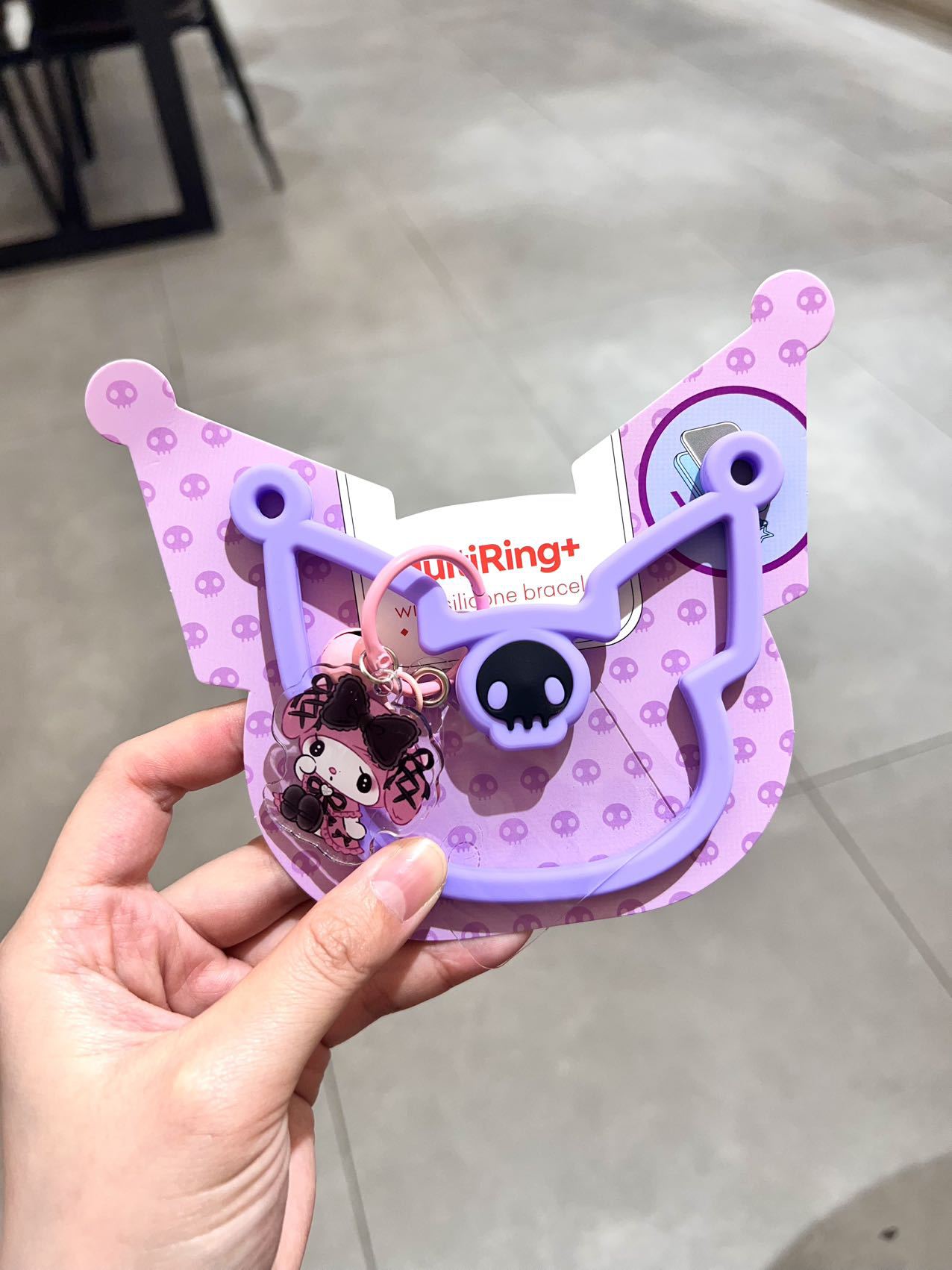 Cordón de teléfono móvil de alta gama estilo ins hecho a mano de boutique Pulsera de silicona Kulomi Cordón de teléfono móvil de moda Cordón corto