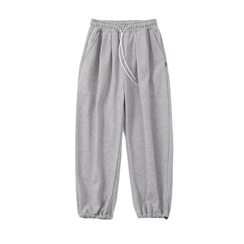 Spring Leisure Loose 9-inch Men's Sweatpants Ins Trend Brand Ankle Sports Pants Summer Grey Pants For Men