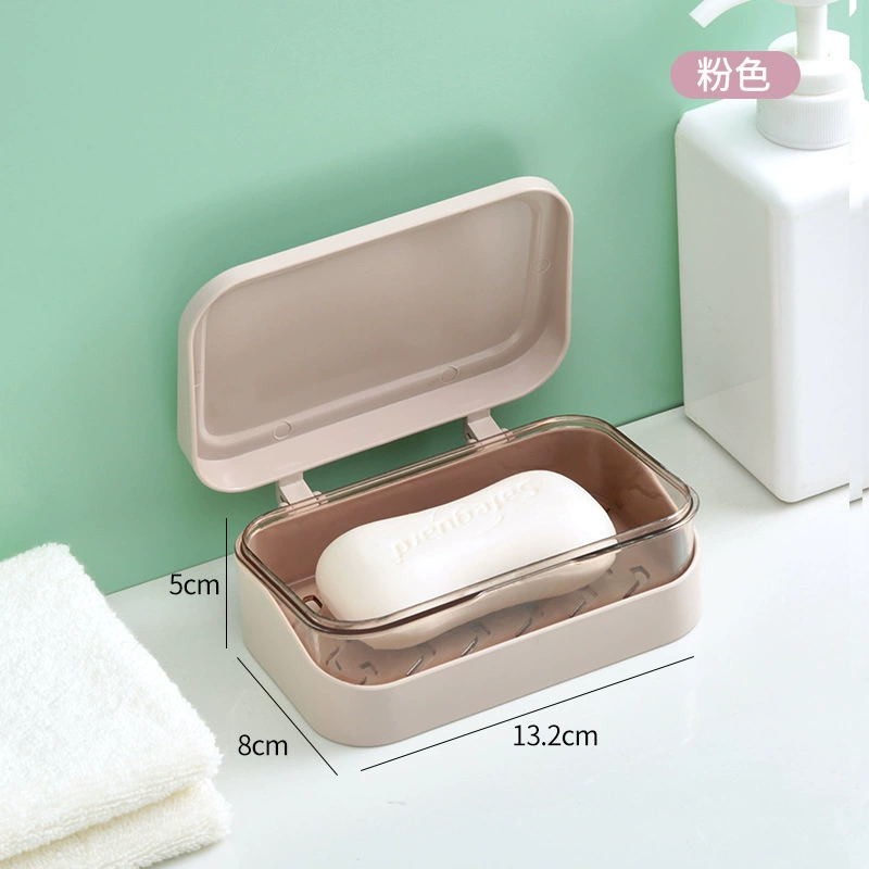 Transparent soap holder, plastic drying rack
