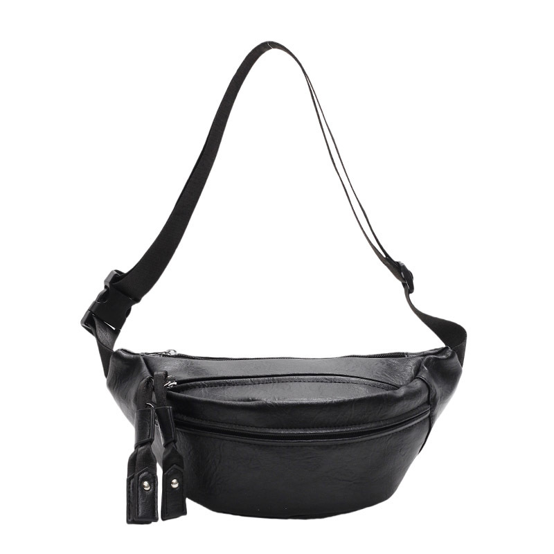 Bolso bandolera de color sólido retro de venta caliente transfronterizo para mujer 2025 nuevo bolso de pecho casual de todo fósforo bolsillo simple para el trabajo