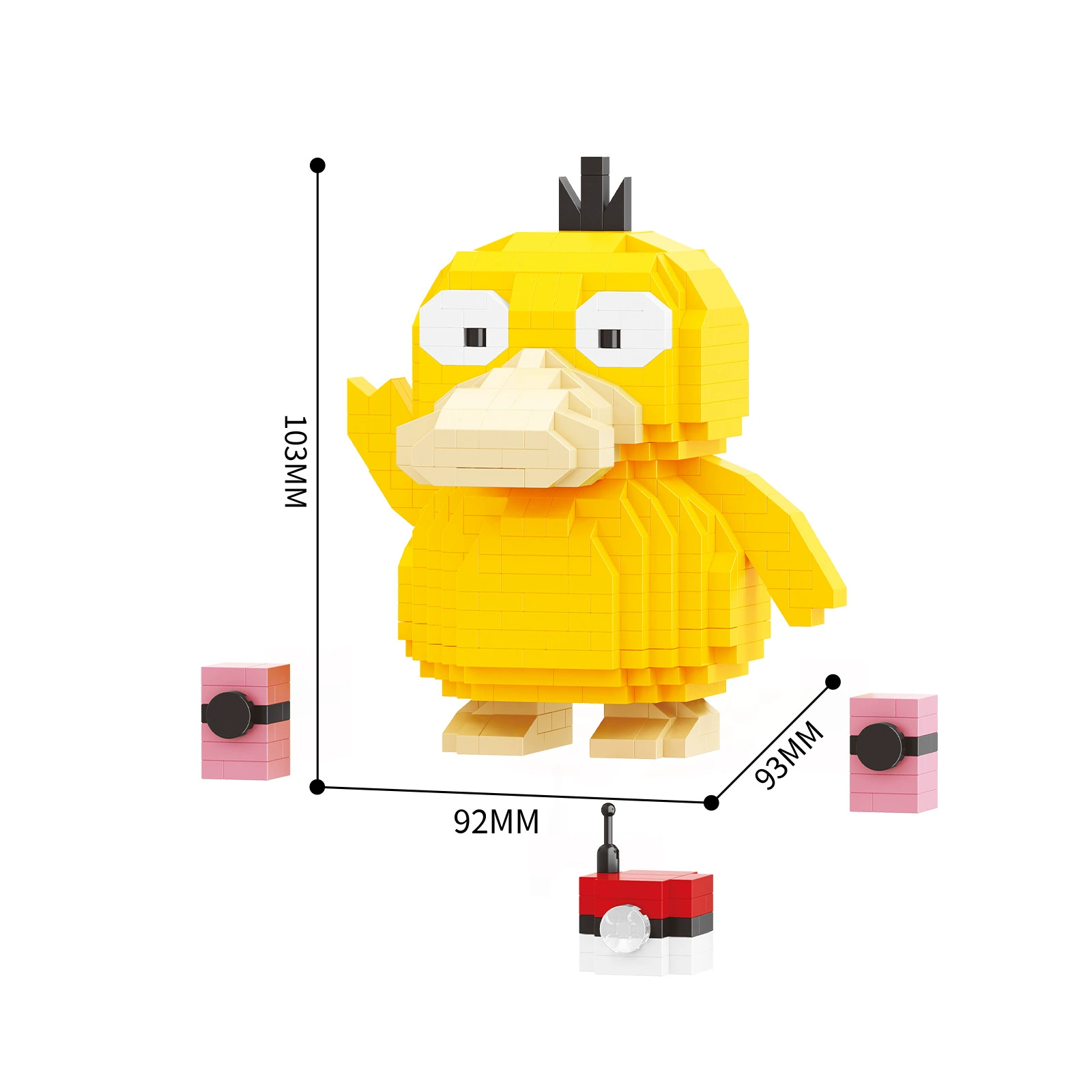 Cartoon doll, constructor, toy for men and women, girl's gift