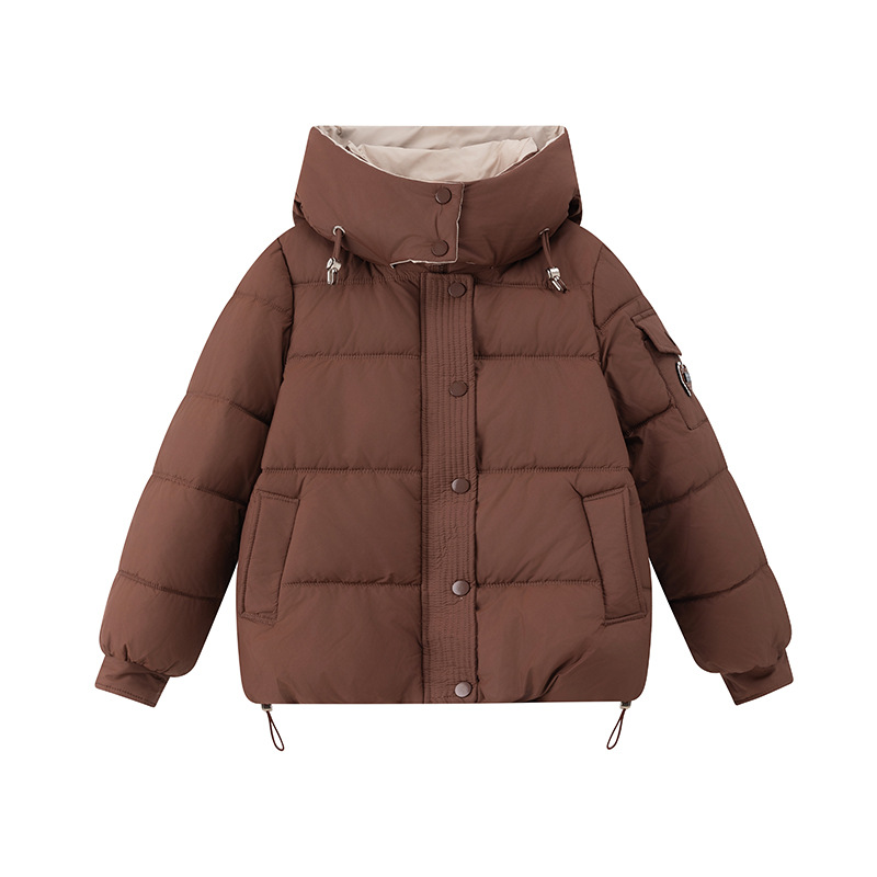Algodón corto para mujeres 2024 otoño y invierno nuevo tipo de ropa de algodón de pluma coreana suelta y gruesa chaqueta de algodón caliente chaqueta de mujer