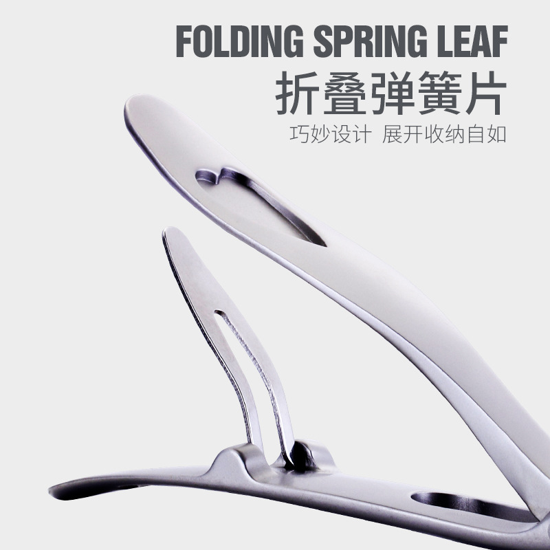 Cortauñas portátil universal de aleación doméstica Temu, tijeras de manicura para uñas duras y gruesas, cortaúñas de acero en polvo