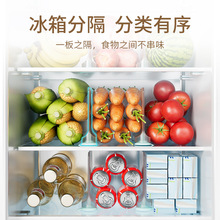 新款冰箱分隔板吸盘式整理隔板饮料食物固定板增加空间收纳架